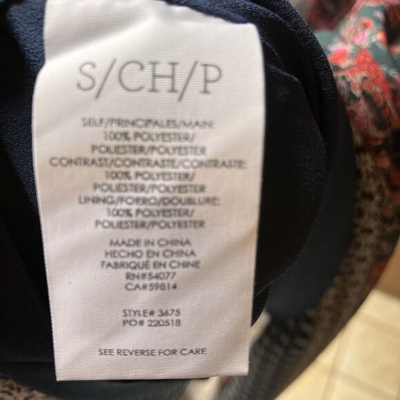 Cabi Festive Retro Flower Maxi Dress Size S Boho Style # 3675 Prairie Cottage - Picture 12 of 13